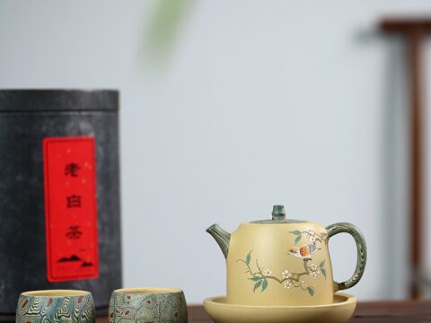 杨国琴制汉铎茶具